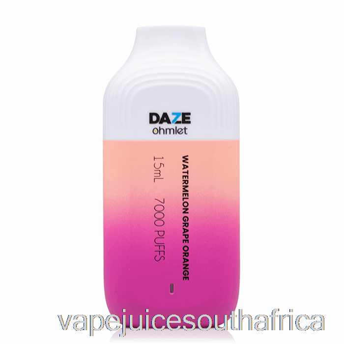 Vape Juice South Africa 7 Daze Ohmlet 7000 Disposable Watermelon Grape Orange